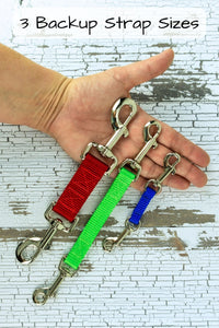 three sizes of backup straps are available in this shop.