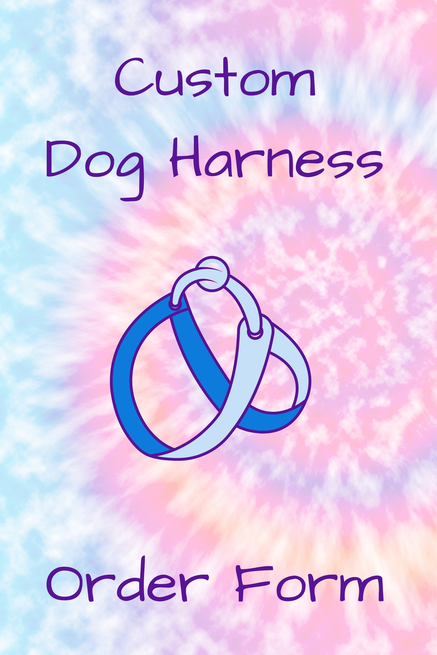 Custom Dog Harness Order Form