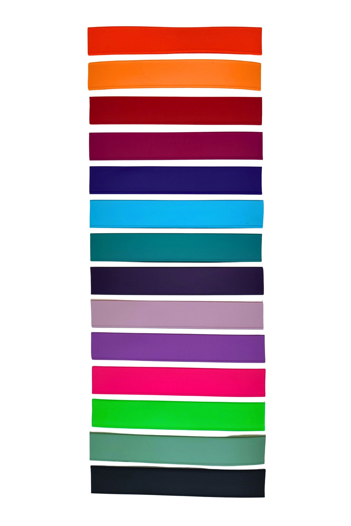 Adjustable biothane colors include neon orange, peach, red, magenta, royal blue, light blue, teal, dark purple, light purple, medium purple, passionfruit pink, neon green, sage green, and black