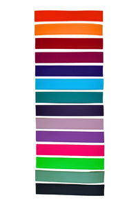 Adjustable biothane colors include neon orange, peach, red, magenta, royal blue, light blue, teal, dark purple, light purple, medium purple, passionfruit pink, neon green, sage green, and black