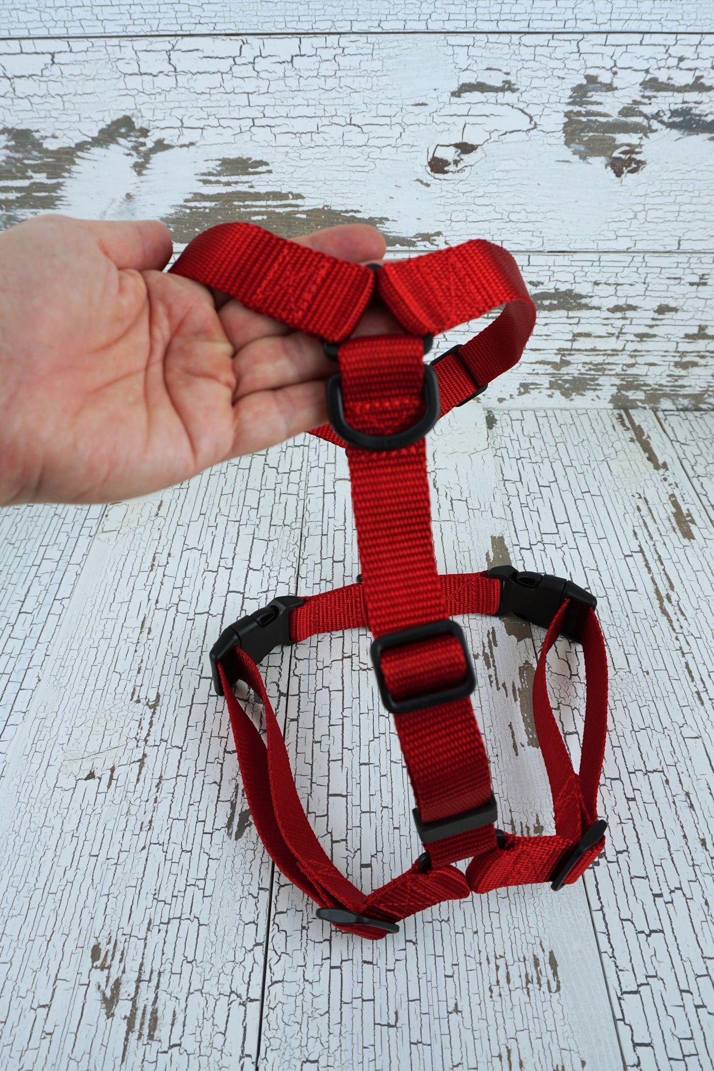 bottom view of the tsa friendly dog harness